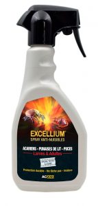 Spray anti-acariens et contre les punaises de lit