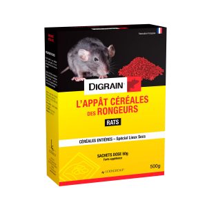 Digrain appât céréales spécial rats 500g